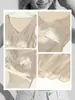 Nuevo Chaleco de Seda Huaye con Camisola de Seda de Cuello en V Integrada y Almohadillas en el Pecho, Top Interior sin Mangas para Mujer