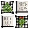 Capas de almofada da série de Natal com vários padrões natalinos, capas de almofada de sofá, decorações de feriado, presentes para casa, transfronteiriço