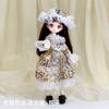 Ropa para muñecas BJD de 6 puntos, vestido de sirvienta, uniforme JK, traje de muñeca de 30 cm, vestido Lolita