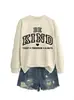 Sé amable hoy, mañana. Sudadera casual simple de otoño e invierno para mujer del sitio independiente Amazon Wish