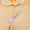 Llavero de Caracola Transparente para Simulación Colgante de Resina Accesorios para Bolsos de Bricolaje Adorno de Regalo Pequeño Adorno Colgante de Color Caramelo
