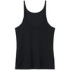 Camisola de verano estilo retro americano BF ajustada de color sólido con tirantes finos en forma de I para mujer