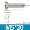 Tornillos de Acero Inoxidable 304 Biselados de Cabeza Hexagonal con Vaso Pernos Cabeza Plana Redonda Borde Biselado Accesorios para Muebles Tornillos M3M4M6