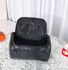 Aliexpress El Más Vendido Bolso de Tocador Portátil con Cremallera de Imitación de Cuero, Gran Capacidad, Conveniente Bolsa Impermeable para Guardar Artículos de Tocador