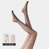 Medias 0D negras para mujer, estilo fino de verano, antienganches, duraderas, invisibles, alta transparencia, medias negras sexys, coquetas y sensuales