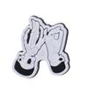 Dibujos animados Halloween Gótico PVC plástico blando epoxi hebilla decorativa desmontable zapatos con agujeros flor hebilla para zapatos accesorios DIY transfronterizos