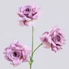 Flor Artificial Hortensia Morada Rosa Flor Artificial Decoración Arreglo Floral Sala de Estar Decoración Boda Diseño Auditorio Flor Falsa Fábrica Venta al Por Mayor