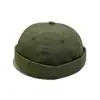 Sombrero Yapi de Verano Placa Ligera Color Sólido Tela de Secado Rápido Piso Hombre Moda Callejera Hip-hop Sombrero Melón Mujer Estilo Coreano