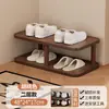 Zapatero para la entrada, diseño de múltiples niveles para uso doméstico, adecuado para apartamentos de alquiler y dormitorios, una solución práctica para almacenar zapatos, zapatero pequeño y estrecho, fácil de montar