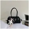 Bolsa Casual Feminina Nova Estilo Coreano Outono 2026, Bolsa de Ombro Simples na Moda para Trabalho e Deslocamento, Bolsa Transversal