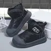 Botas de Nieve para Niñas 2025 Nuevo Invierno Engrosadas Forradas de Felpa Zapatos Grandes de Algodón Cálidos para Niñas Bebé Protectoras Impermeables Botas de Algodón
