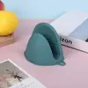 Pinza de Cocina Engrosada Resistente al Calor Guantes de Silicona Antiescaldaduras Pinza de Mano de Silicona para Horno de Horneado Horno de Microondas Resistente a Altas Temperaturas