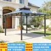 Pavilhão de pátio ao ar livre, tenda de guarda-sol, simples, móvel, lazer ao ar livre, quatro cantos, jardim, fazenda, telhado, vila, pavilhão