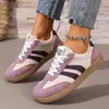 Sapatos Brancos Cruzados Europeus e Americanos Primavera e Outono Femininos Estilo de Comércio Exterior Tamanho Grande Moda Casual 2025 Comércio Exterior Atacado Alemão Tamanho Grande