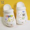 Accesorios para zapatos con agujeros, hebillas de zapatos, simulación de piruleta, helado de chocolate, resina, joyería, decoración de flores para zapatos.