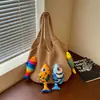Bolsa tejida transfronteriza, nueva de gran capacidad, versátil, moderna, a la moda y casual, bolso de mano elegante y único, bolso de hombro