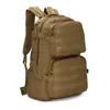 Mochila exterior con doble bolsa frontal para hombre y mujer, equipaje de viaje, viaje al aire libre, cómoda, expansión MOLLE, mochila de gran capacidad