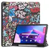 Adequado para Lenovo M10 Plus 3ª geração 10,6 polegadas TB-125F/128F capa protetora dobrável com suporte para caneta capa macia