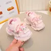 Estilo Nuevo Primavera y Otoño Zapatos de Papá para Niñas Zapatos Deportivos para Niños Zapatos Caminadores de Bebé de Dibujos Animados Ligeros Antideslizantes