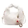 Bolsas de Peluche de Alta Gama Transfronterizas para Mujer 2025 Nueva Moda Otoño e Invierno Bolsos de Felpa Versátiles de Nicho Bolsos Cruzados
