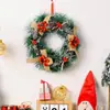 Nueva Guirnalda de Decoración Navideña Ratán Artificial Corona Navideña para Colgar en la Puerta Accesorios de Decoración para Ventanas Decoraciones Navideñas