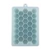 Bandeja de Hielo de Silicona Transfronteriza Molde para Cubitos de Hielo Caseros Panal 33 Rejillas con Tapa Caja Creativa para Hacer Hielo DIY