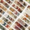 Marcapáginas de papel con 30 mariposas retro de la serie "Maravilla Nacional", con cuentas manuales sencillas, material creativo literario, para leer, DIY