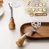 Amassador de batatas fofo, amassador de alimentos, ferramenta de panificação, amassador de comida de bebê, aço inoxidável, para uso doméstico