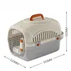 Caixa de Transporte Rígida para Animais de Estimação, Caixa de Transporte Portátil Aprovada para Companhias Aéreas para Gatos e Cães Pequenos, Gaiola de Transporte para Carro e Ar Livre