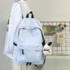 Mochila Mochila de Gran Capacidad Hombres Mujeres Casual Estudiante de Secundaria Estudiante de Preparatoria Estudiante Universitario Bolsa Escolar Hombres Personalizada
