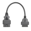 Novo OBD2 16PIN adequado para 30 cm macho e fêmea 16 núcleo redondo cabo de extensão do carro/cabo de conversão do carro
