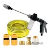 Pistola de Agua para Lavado de Autos Temu Popular T8 de Varilla Larga Herramienta para Lavado de Autos en Casa Pistola con Extensión Metálica y Mango de Goma