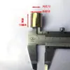 Diámetro Interior M10M12, Diámetro Exterior 18, Casquillo de Eje para Vehículo Eléctrico, Casquillo de Tubo Hueco para Eje Delantero de Motocicleta Eléctrica