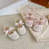 Nuevos Zapatos de Cuero para Niños Primavera 2026 Zapatos de Princesa con Lazo de Moda para Niñas Sandalias Individuales Versátiles de Suela Suave para Niños