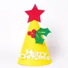 Sombreros de Navidad de Fieltro para Niños Hechos a Mano Suministros para Decoración de Fiestas Fabricante Venta al por Mayor