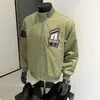 Nova Jaqueta Baseball Patch Bordado Estilo Americano Primavera/Outono 2026 Masculina Marca Moderna Solta Versátil Jaqueta Bomber