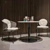 Conjunto de Mesa e Cadeiras Pequenas para Varanda Externa, Conjunto de Três Peças para Jantar no Pátio, Cadeira de Rattan para Jardim, Hotel, Villa, Arte em Rattan