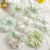 Scrunchie de Malla Mint Mambo de Alto Aspecto para Nicho Estilo Bosque Lazo para el Cabello de Princesa Coreana Femenino Cuerda para el Cabello Accesorio para el Cabello