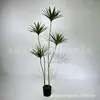 Cola de Fénix Artificial Yucca decoración de interior bonsái planta verde decoración de planta de yuca bonsái suelo hogar decoración suave