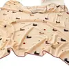 Manta de felpa linda y tridimensional con bordes de concha, adecuada para siestas en la oficina, como chal o manta, o para residencias estudiantiles