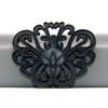 W60524 Estilo Antigo DIY Cobre Gotejamento de Óleo Dinastia Qing Tardia Cor Feito à Mão Grampo de Cabelo Borboleta Vazado Acessórios de Material 24*30mm