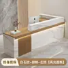 Caja Tienda Pequeño Bar Chino Simple Moderno Mostrador de Barbería Salón de Belleza Recepción Frontal de Empresa