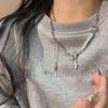 Rio Estrelado ~ Colar de Pérolas Costuradas por Homens das Estrelas Luxo Leve Design de Nicho Corrente de Lã Outono e Inverno Novo Estilo de Luxo para Mulheres
