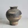 Vaso decorativo de cerâmica estilo dinamarquês decoração de sala de estar Vaso de cerâmica grossa estilo branco silencioso B&B criativo vaso para flores hidropônicas