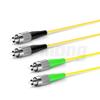 FC Telecom Calidad Baja Pérdida Monomodo Doble Núcleo 2.0-3.0mm Interior PVC/LSZH Patch Cord de Fibra