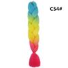 Venta al por mayor transfronteriza de pelucas africanas grandes trenzadas, rastas coloridas de fibra de alta temperatura, colas de caballo, trenzas twist de fibra sintética de color degradado