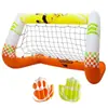 Procesamiento al por mayor PVC Niños Portería de Fútbol Inflable con Red Portería de Fútbol Césped Juego Juguete de Portería de Fútbol Inflable