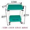 Carrito de transferencia antiestático, estantería multicapa de tubería lean, carrito pequeño, estante con ruedas para envejecimiento en taller, banco de trabajo