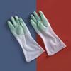 Luvas de Lavar Louça para Limpeza Doméstica, Luvas Espessas de Látex Duráveis para Cozinha para Lavar Roupas, Couro de PVC Impermeável, Preço de Atacado, Impermeável