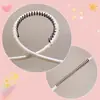 Diadema Infantil Femenina de Dientes Finos para Niñas 2025 Nueva Pinza Antideslizante para el Cabello Organizador de Cabello Suelto para Estudiante de Secundaria